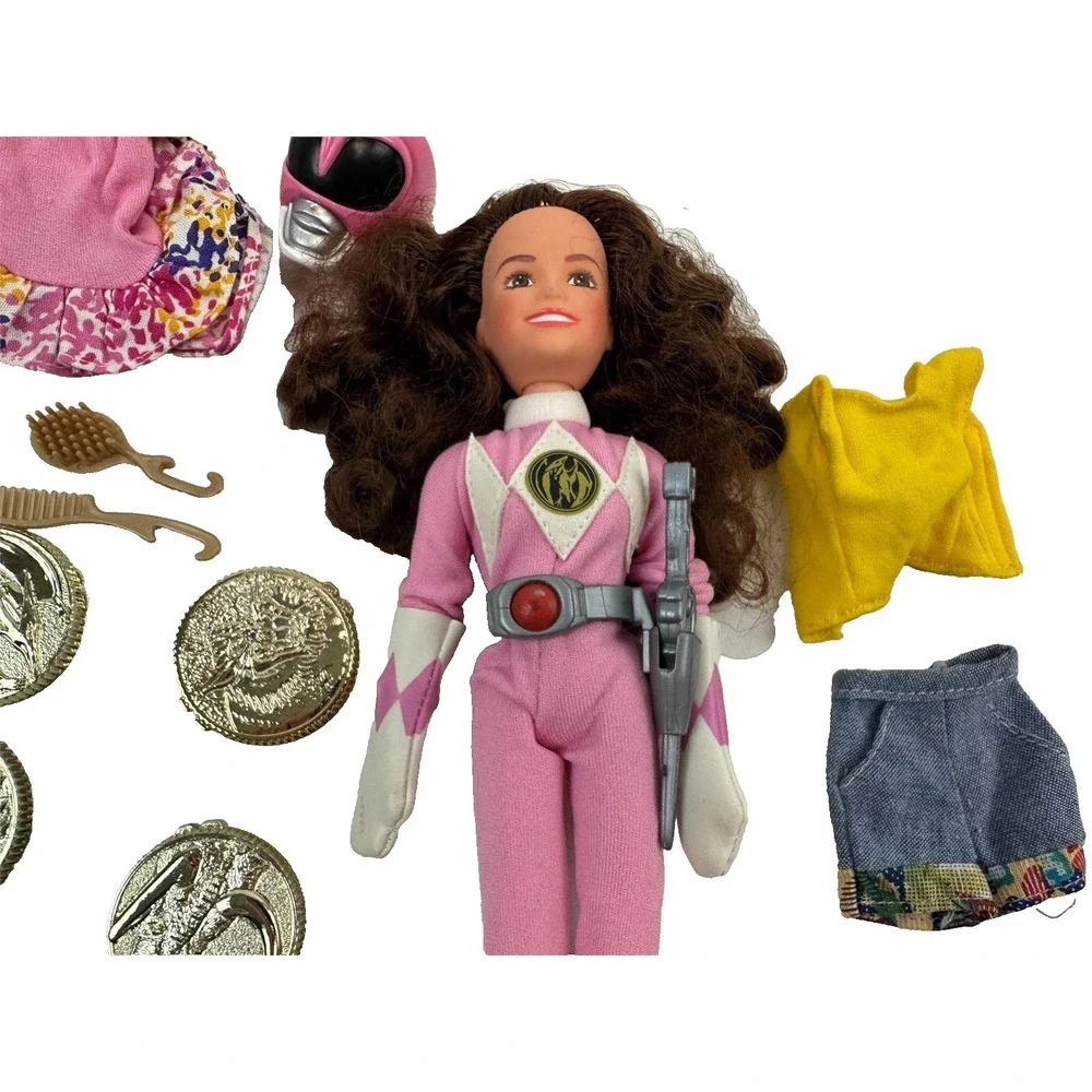 Mighty‎ Morphin Power Rangers Yellow Aisha Pink Kimberly 9